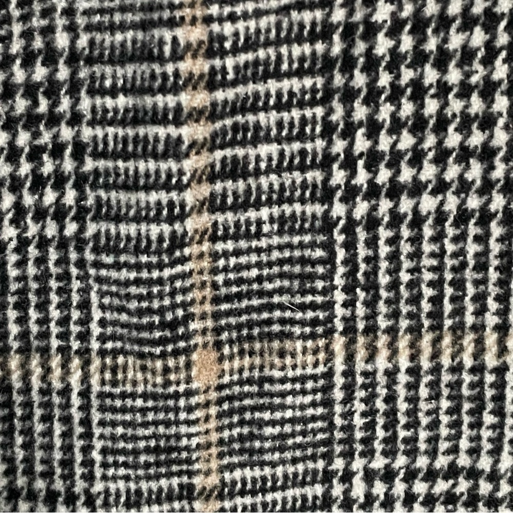 New! American Eagle Black/Tan Plaid Button Front Vest Mini Dress NWT - 35589 - Picture 10 of 14